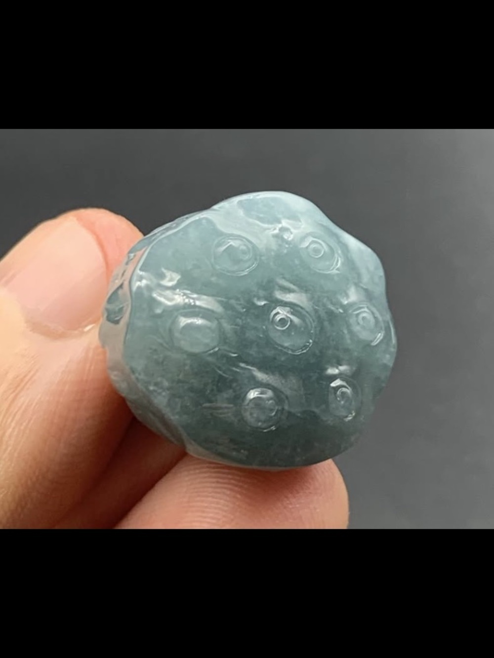 Green  Certificate Jadeite Jewelry Green Purity Lotus Pendant